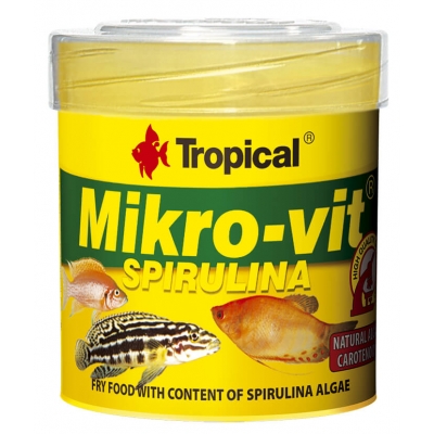 Tropical Mikro-vit Spirulina Staubfutter 50 ml